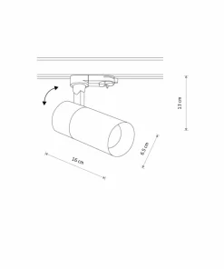 Klasyczny spot do szyny trójfazowej 10400 CTLS TINOS LED | Kaja*Sklep Kaja Discount
