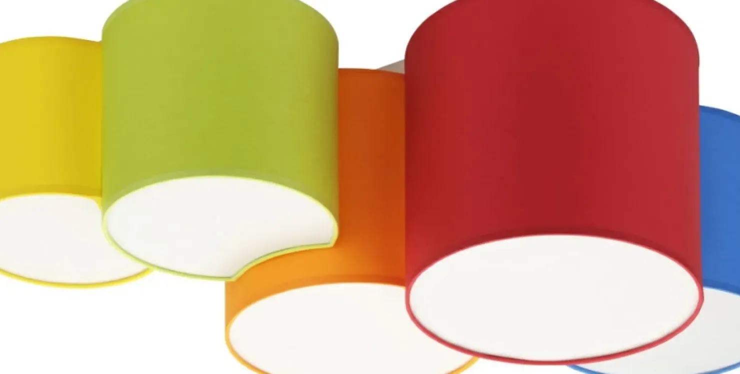 Best Sklep Kaja Kolorowa, dziecięca lampa sufitowa TK 3277 MONA KIDS | Kaja