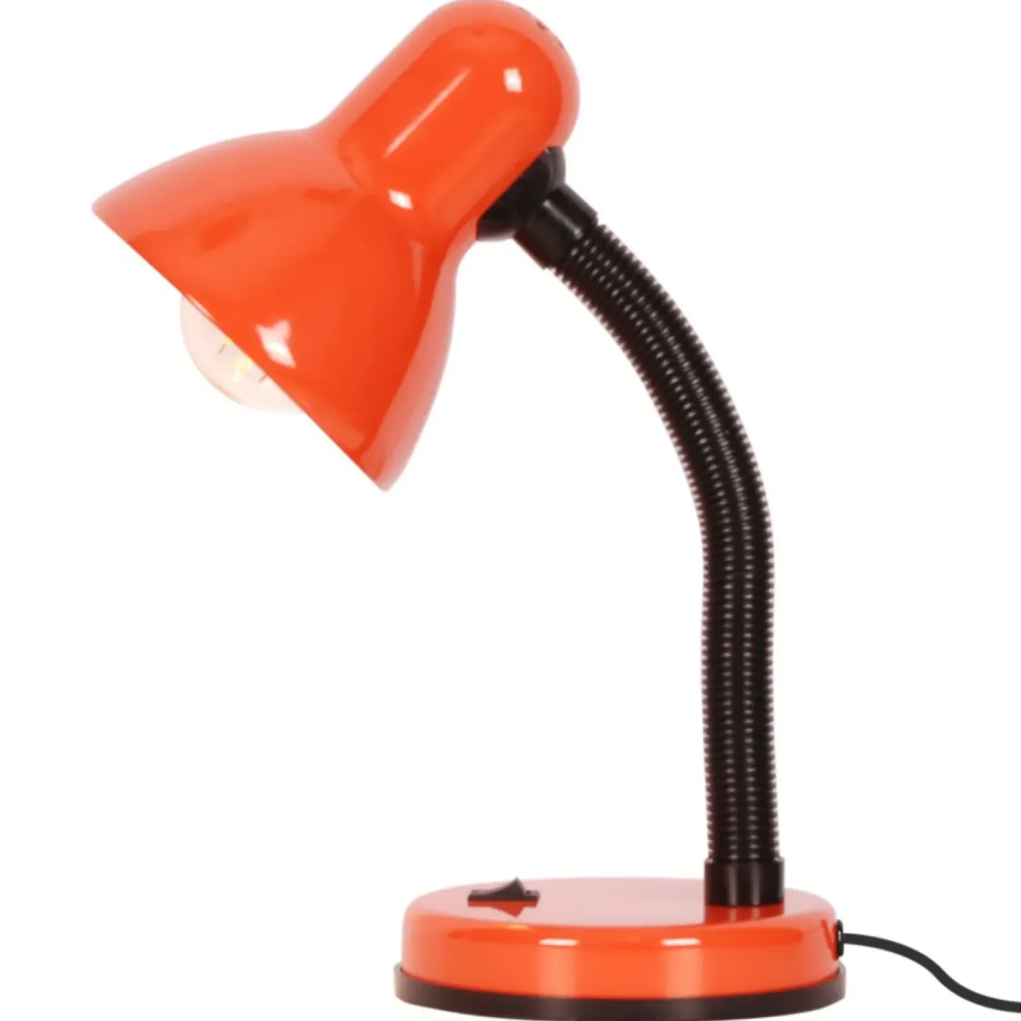 Kolorowa lampka dla ucznia K-MT-203 POMARAŃCZOWY CARIBA | Kaja*Sklep Kaja Best