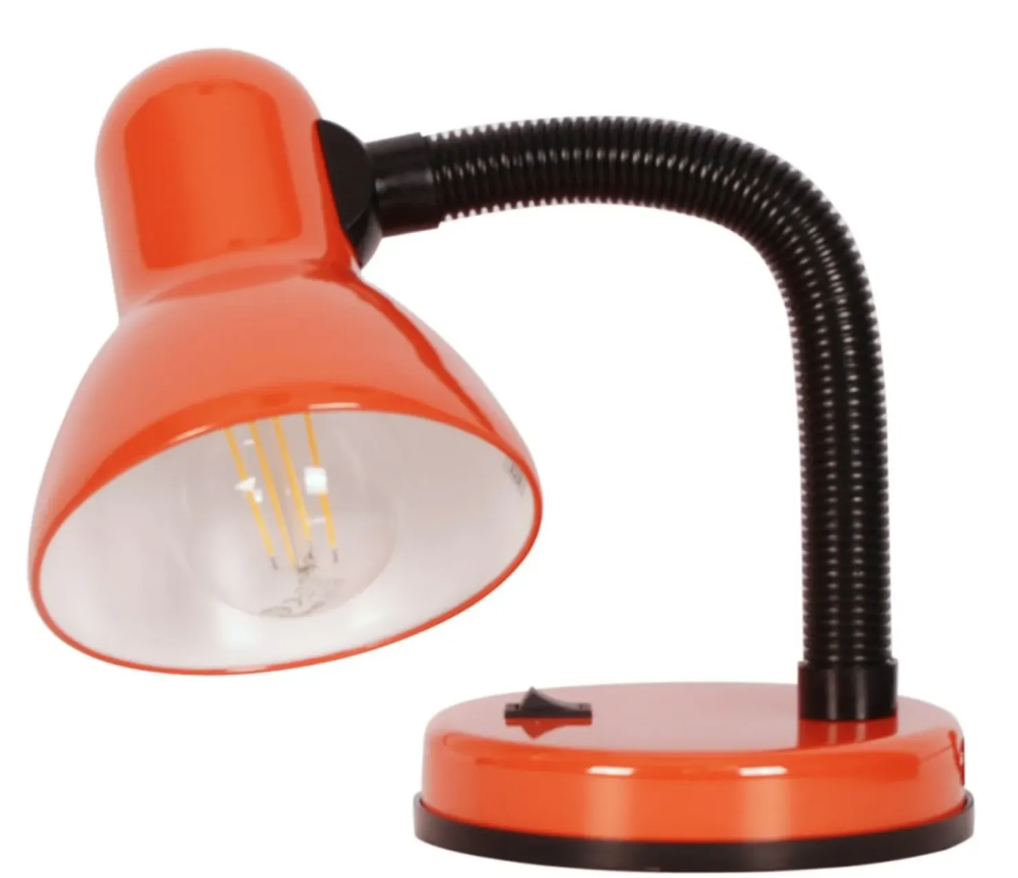 Kolorowa lampka dla ucznia K-MT-203 POMARAŃCZOWY CARIBA | Kaja*Sklep Kaja Best