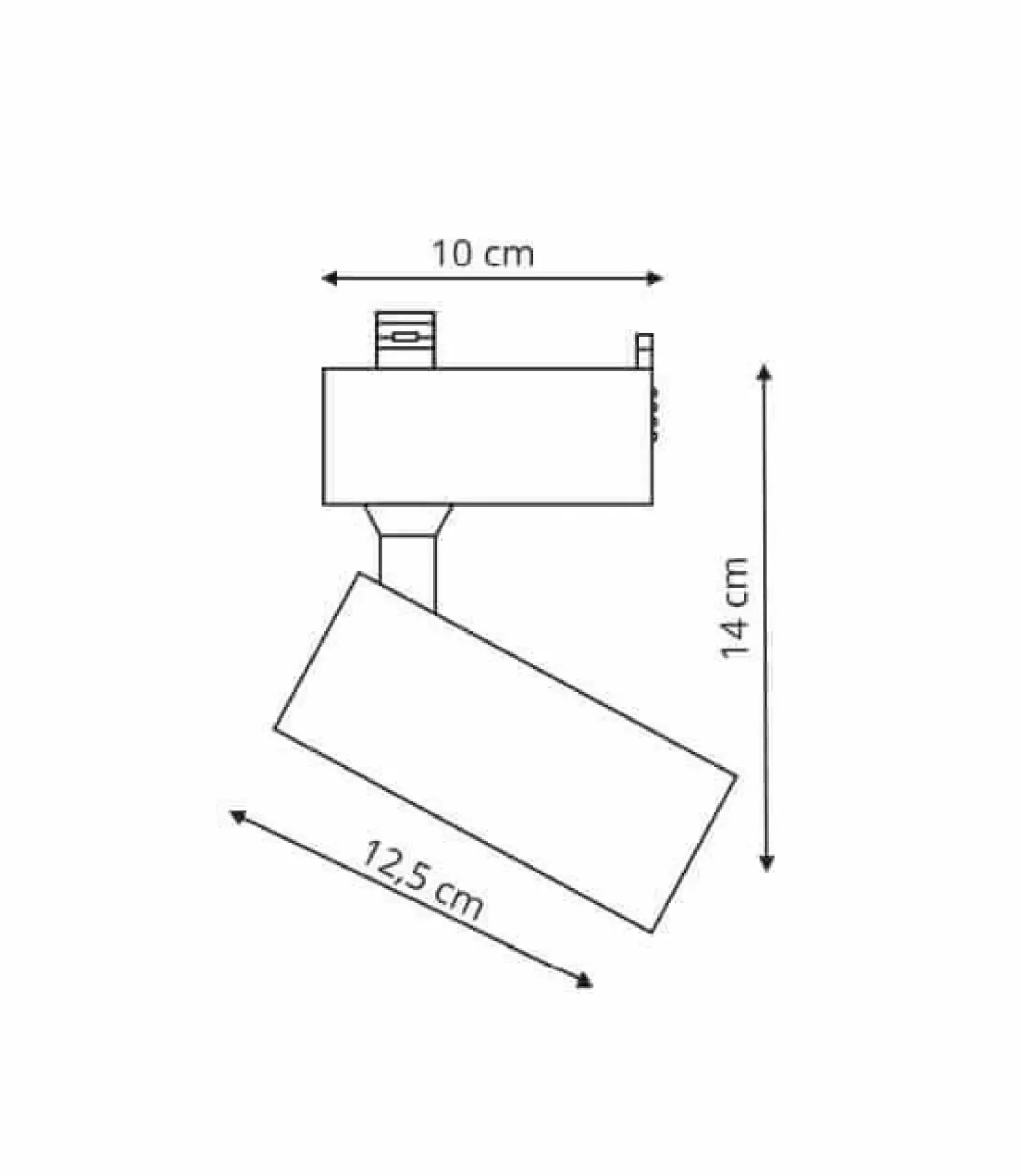 Kompletna szyna natynkowa 1-fazowa LP-1019/1W WH SET z serii ROCCA*Sklep Kaja Best