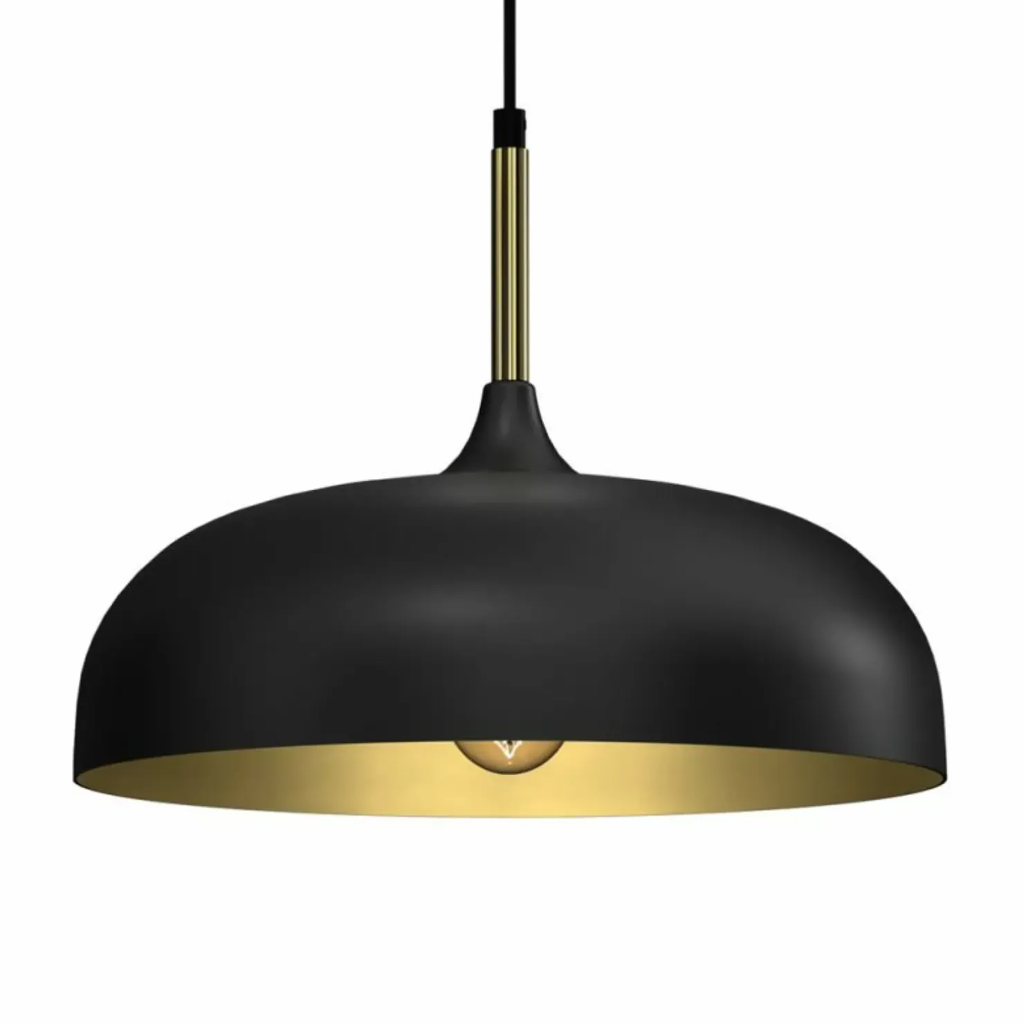 Cheap Sklep Kaja Kopułowa lampa wisząca ze złotym środkiem MLP8030 LINCOLN | Kaja