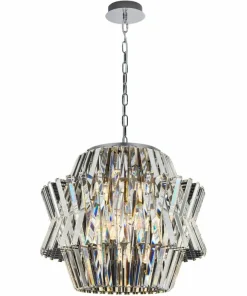 Flash Sale Sklep Kaja Królewska, kryształowa lampa wisząca do salonu ML0402 CROWN | Kaja