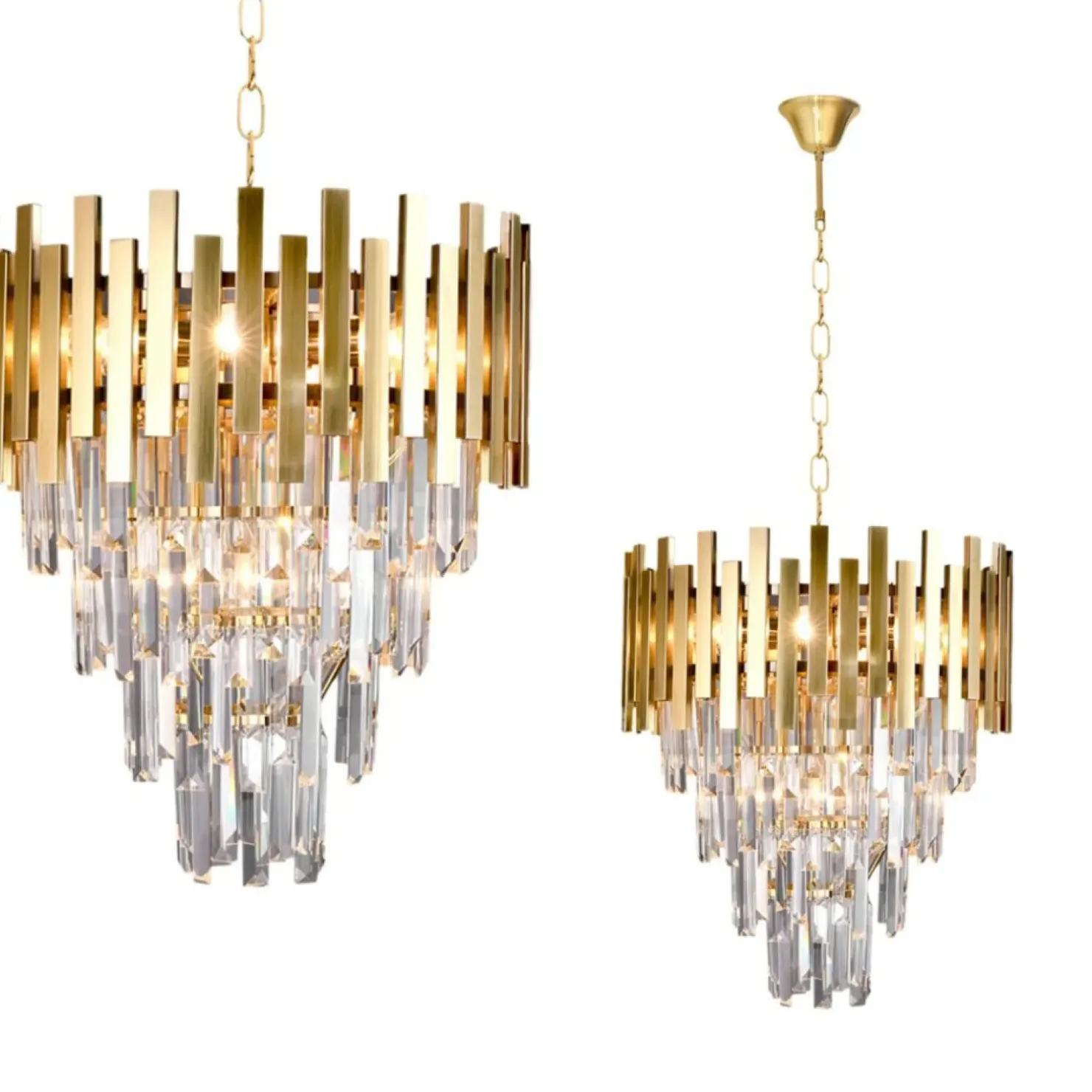 Clearance Sklep Kaja Królewska lampa wisząca z kryształkami ML6000 ASPEN II | Kaja