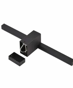 Krótki kinkiet LED nad lustro w łazience LP-778/1W M BK z serii NEVADA*Sklep Kaja Outlet