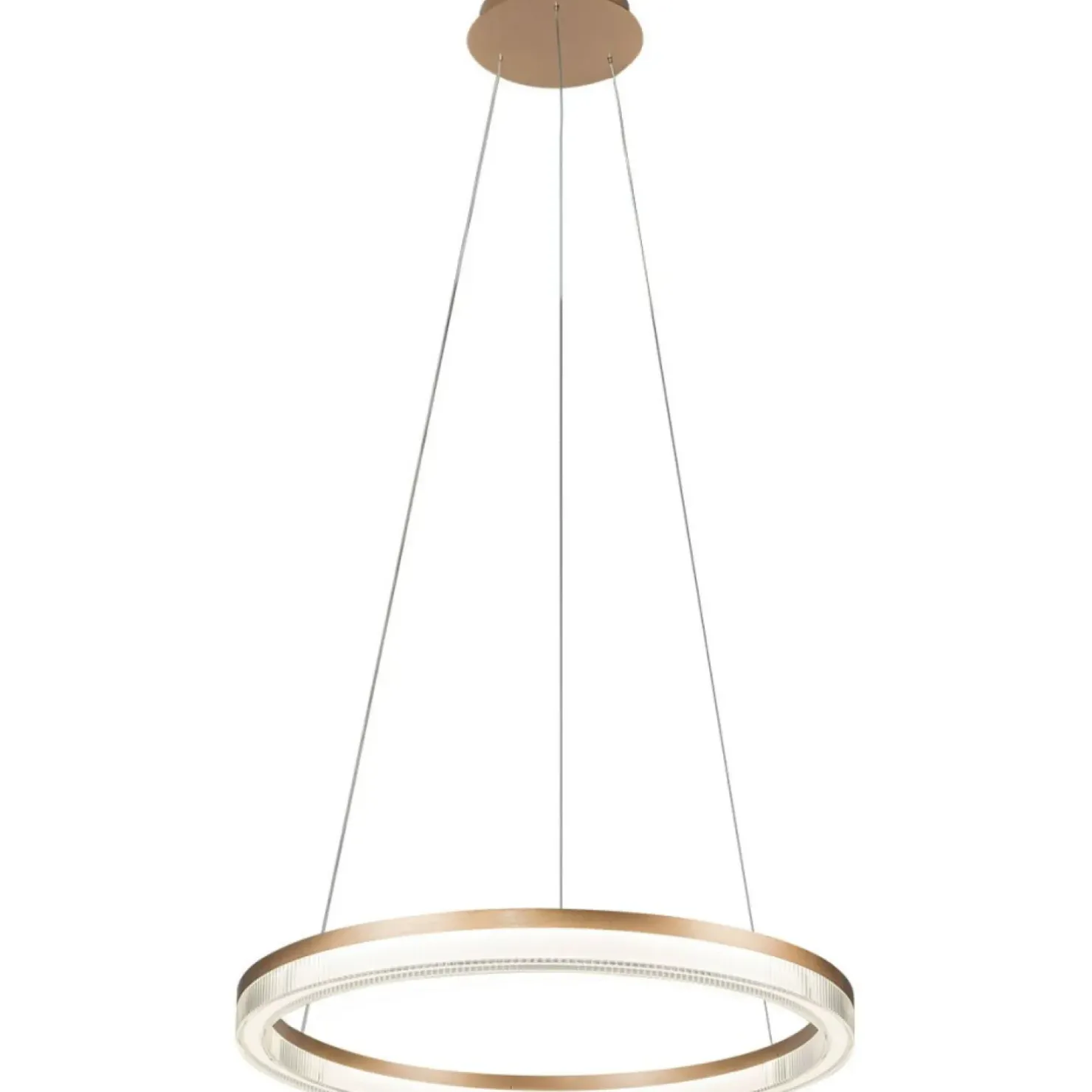 Flash Sale Sklep Kaja Kryształowa lampa ⌀60cm LP-033/1P S GD CRISTAL TRIANGLE MIDWAY | Kaja