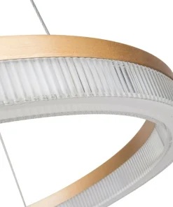 Flash Sale Sklep Kaja Kryształowa lampa ⌀60cm LP-033/1P S GD CRISTAL TRIANGLE MIDWAY | Kaja