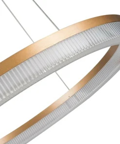 Flash Sale Sklep Kaja Kryształowa lampa ⌀60cm LP-033/1P S GD CRISTAL TRIANGLE MIDWAY | Kaja