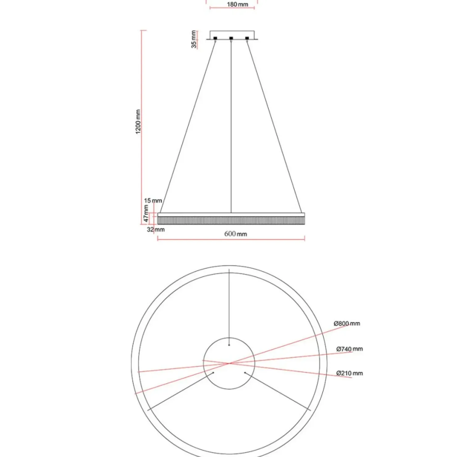 Flash Sale Sklep Kaja Kryształowa lampa ⌀60cm LP-033/1P S GD CRISTAL TRIANGLE MIDWAY | Kaja