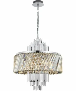 Outlet Sklep Kaja Kryształowa lampa wisząca w stylu glamour ML0410 MARGOT | Kaja