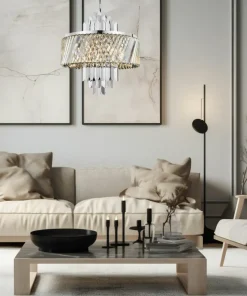 Outlet Sklep Kaja Kryształowa lampa wisząca w stylu glamour ML0410 MARGOT | Kaja