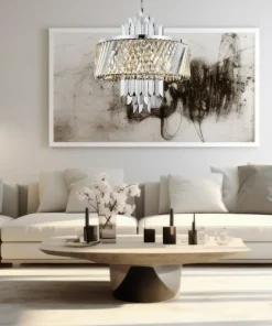 Outlet Sklep Kaja Kryształowa lampa wisząca w stylu glamour ML0410 MARGOT | Kaja