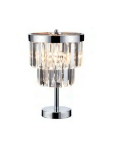 Kryształowa lampka stołowa glamour LP-2910/1T VETRO | Kaja Oświetlenie*Sklep Kaja Discount