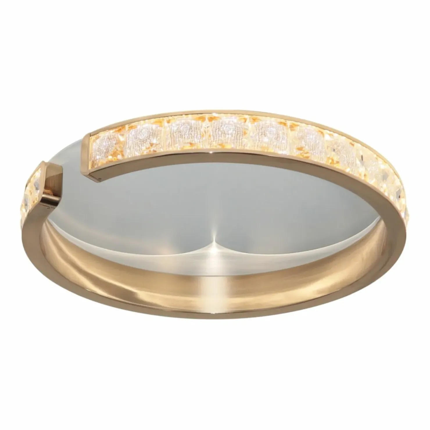 Kryształowy, elegancki plafon LED MX4996-1-3GWD MURIEL | Kaja*Sklep Kaja Flash Sale