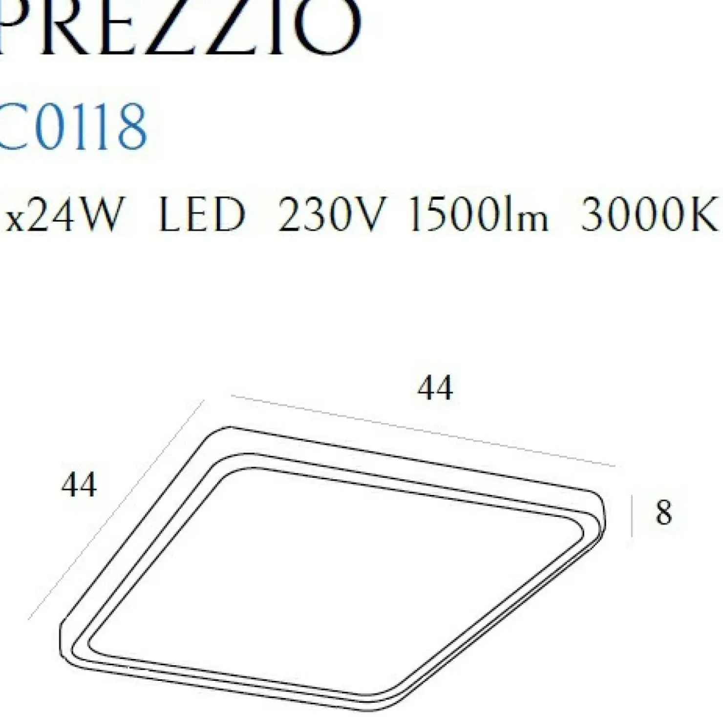 Kryształowy plafon LED do sypialni MX C0118 PREZZIO | Kaja Oświetlenie*Sklep Kaja Sale