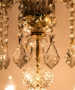 Shop Sklep Kaja Kryształowy żyrandol w stylu glamour ZM 14004/8-GLD CHATEAU | Kaja