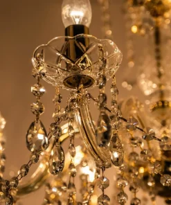 Shop Sklep Kaja Kryształowy żyrandol w stylu glamour ZM 14004/8-GLD CHATEAU | Kaja
