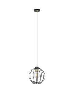 Shop Sklep Kaja Kulista, druciana lampa wisząca wykonana z metalu 1222/1 z serii GINO