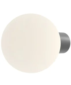 Kulista, elewacyjna lampa ścienna na taras O598WL-01GR1 z serii BOLD*Sklep Kaja Hot