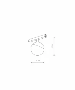 Kulista lampa do szyny magnetycznej 1F 10152 LVM LID LED | Kaja*Sklep Kaja Sale