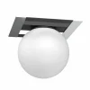 Kulista lampa na czarno-srebrnej podstawie LX 4547 SATELIT | Kaja*Sklep Kaja Cheap
