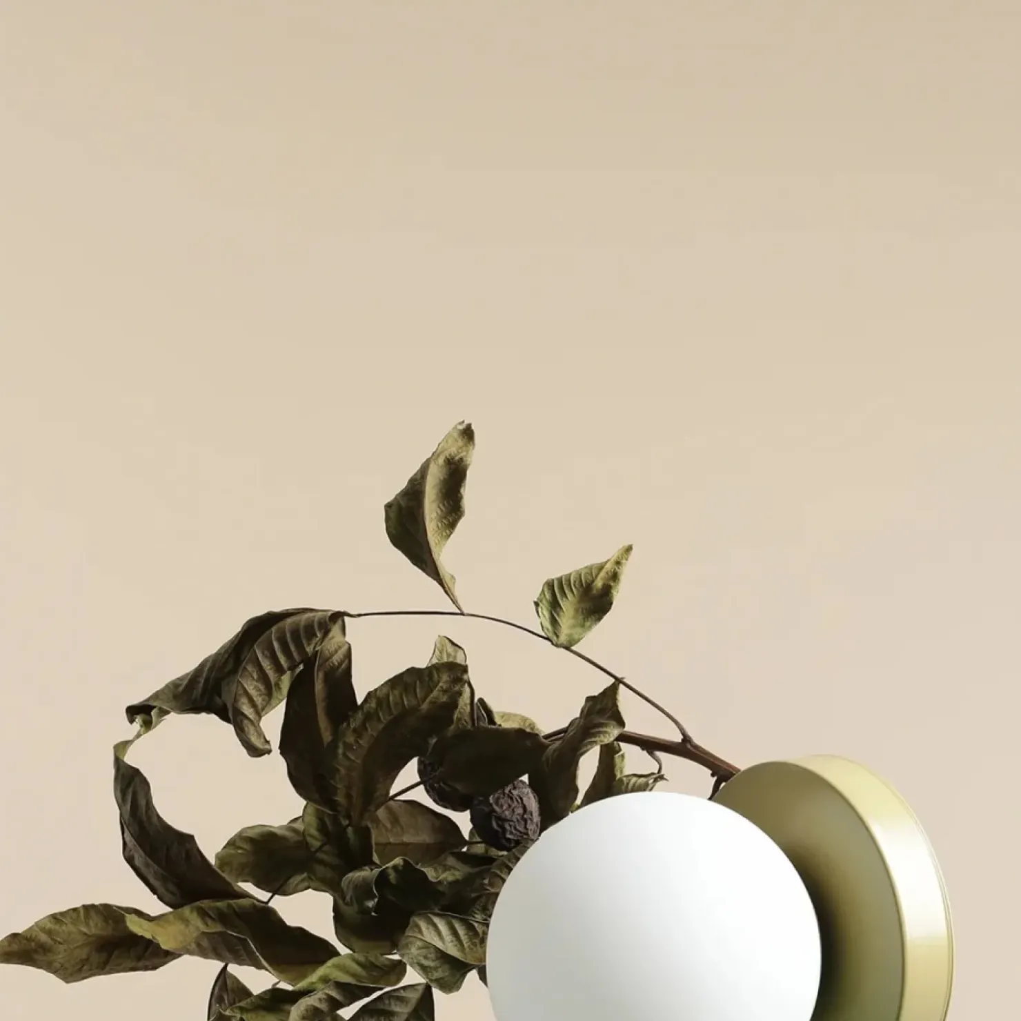 Kulista lampka do sypialni w stylu cozy 1076B12_S z serii BALL | Kaja*Sklep Kaja Online