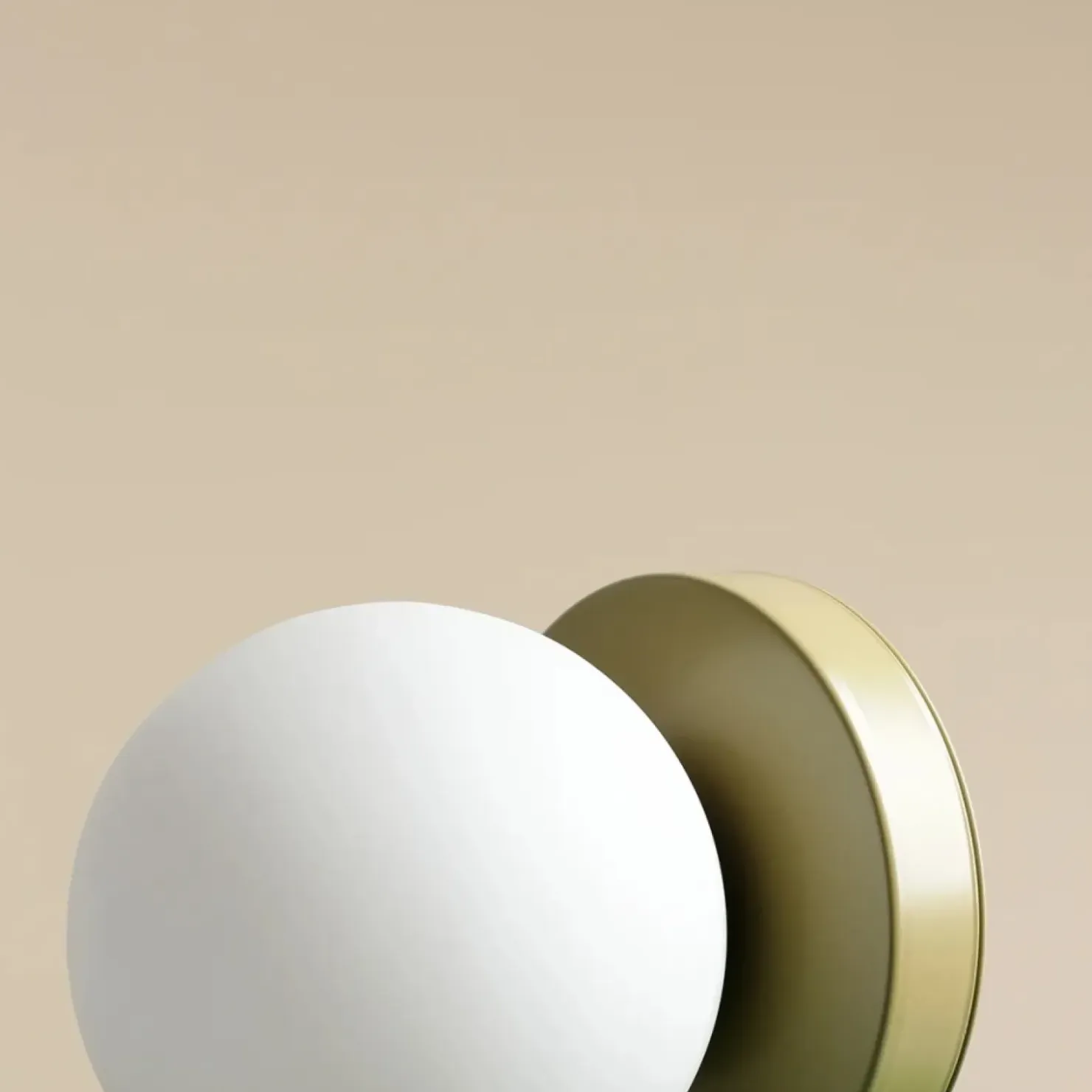 Kulista lampka do sypialni w stylu cozy 1076B12_S z serii BALL | Kaja*Sklep Kaja Online