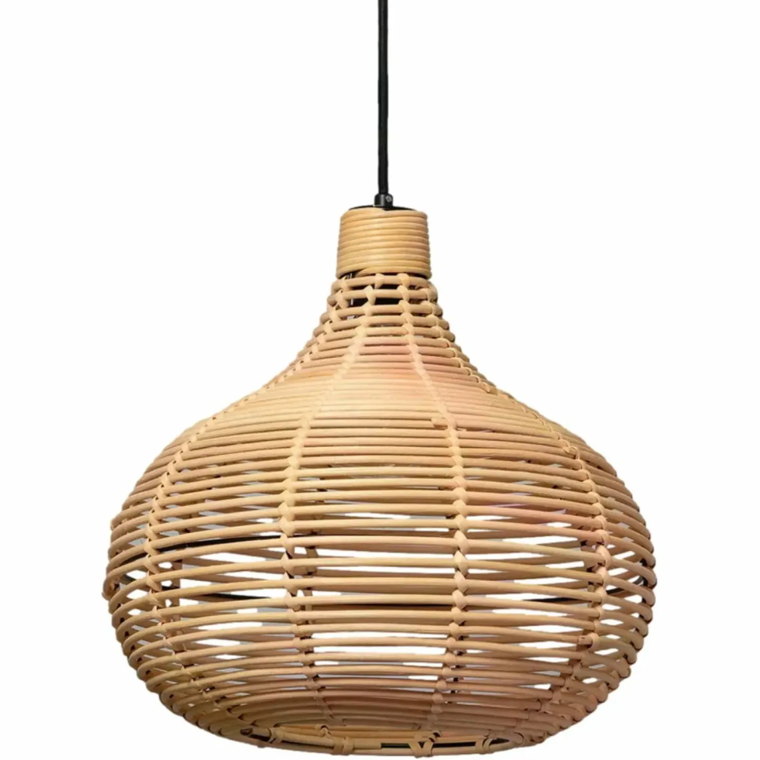 Outlet Sklep Kaja Kulista, pleciona lampa wisząca ABR-LW16-BH-E27 BOHO | Kaja brązowy