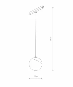Kulisty zwis do szyny magnetycznej 1F 10648 LVM LID LED | Kaja*Sklep Kaja Online