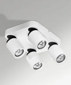 Cheap Sklep Kaja Kwadratowa lampa sufitowa z ruchomymi tubami AZ0682 TOMI | Kaja