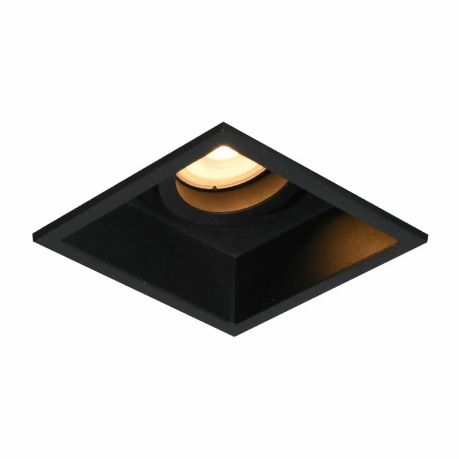Kwadratowa lampa wpustowa, ruchome światło DL-88031-GU-BK NARO | Kaja*Sklep Kaja Clearance