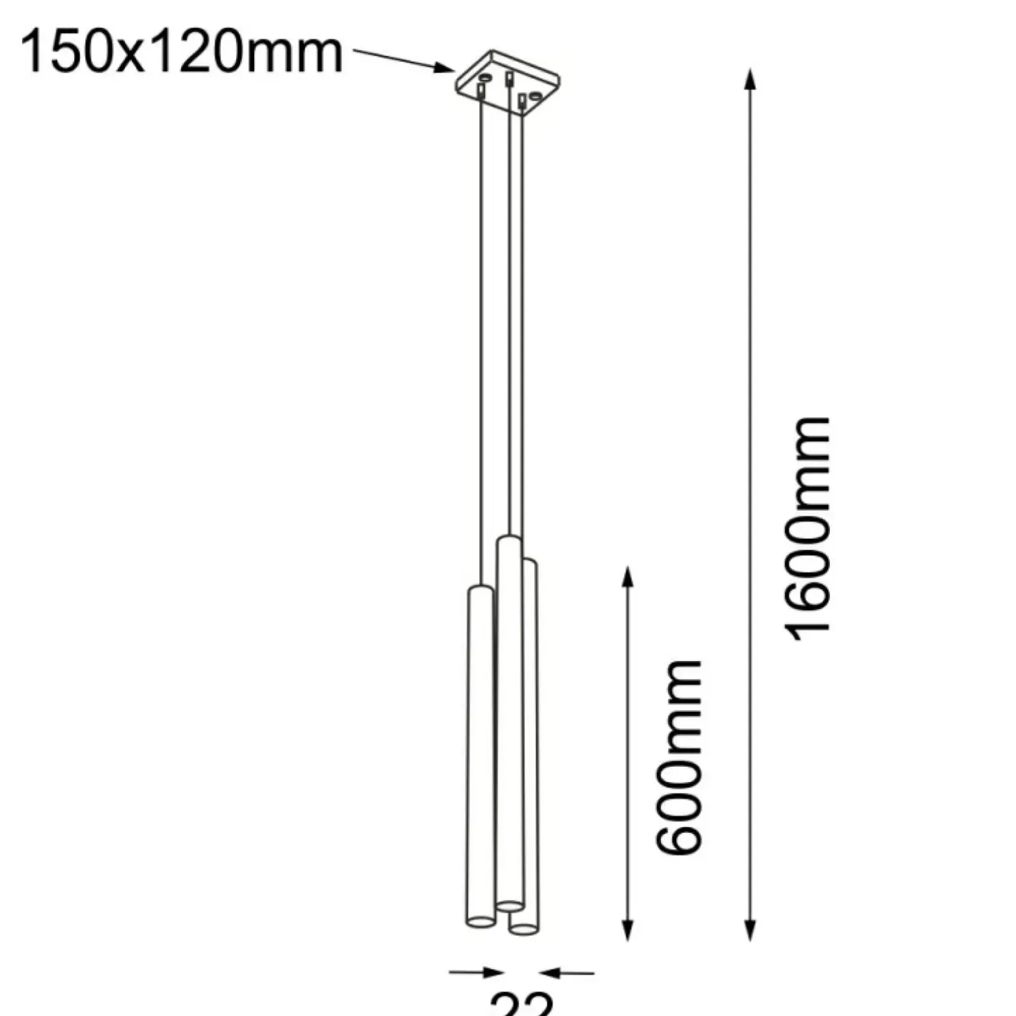 Shop Sklep Kaja Kwadratowa, minimalistyczna lampa wisząca ANT 7846 KOSAME | Kaja