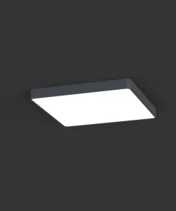 Kwadratowy plafon, lampa sufitowa, kolor grafitu 7530 | Kaja*Sklep Kaja Best Sale