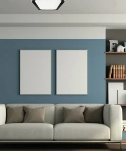 Kwadratowy plafon sufitowy, biało-czarny ML7929 z serii QUADRO | Kaja Oświetleni*Sklep Kaja Flash Sale