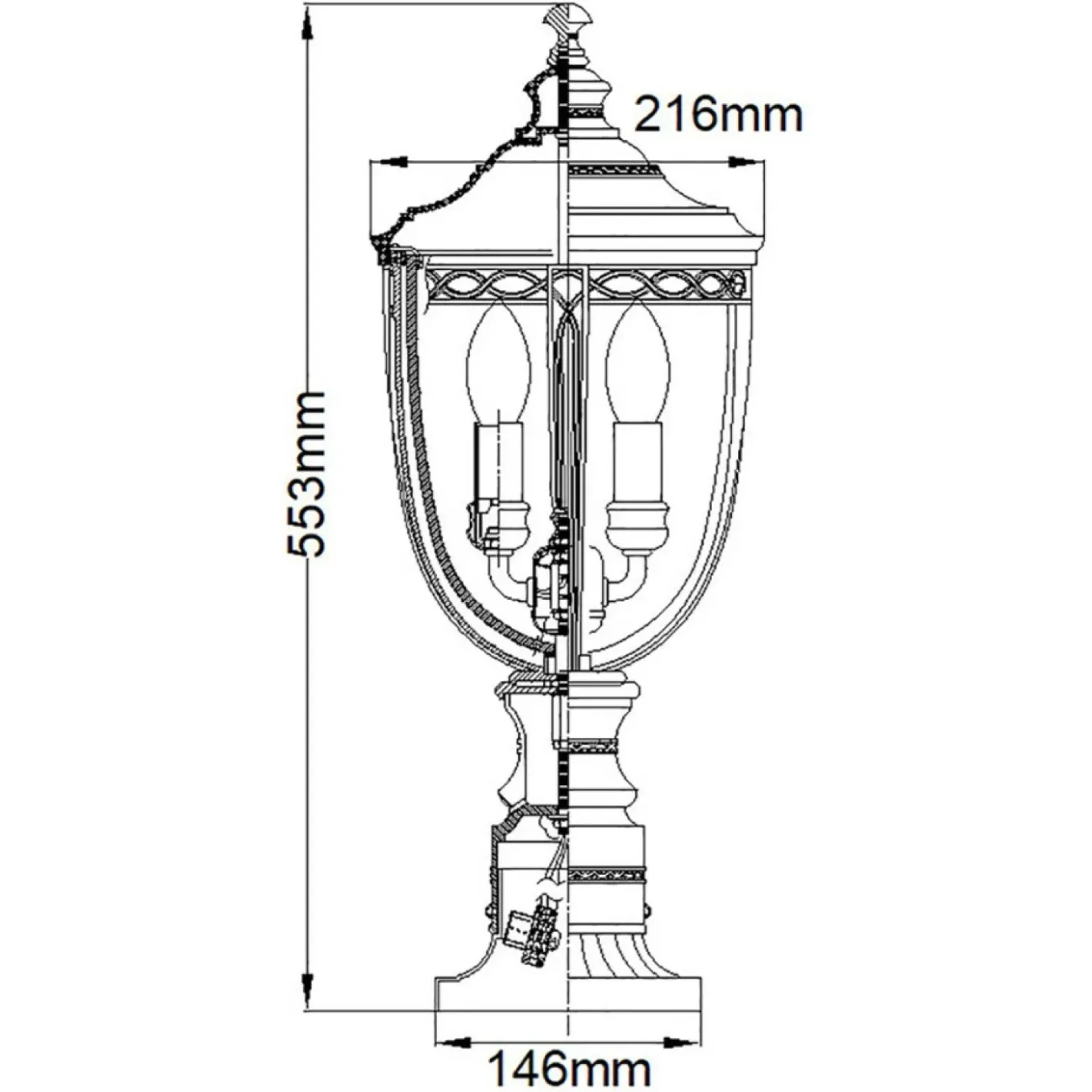 Lampa 3 punkty światła, FE-EB3-M-BRB z serii ENGLISH BRIDLE*Sklep Kaja Hot