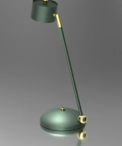 Lampa biurkowa w kolorze zieleni i złota MLP7770 z serii ARENA | Kaja Oświetleni*Sklep Kaja Hot