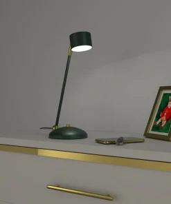 Lampa biurkowa w kolorze zieleni i złota MLP7770 z serii ARENA | Kaja Oświetleni*Sklep Kaja Hot
