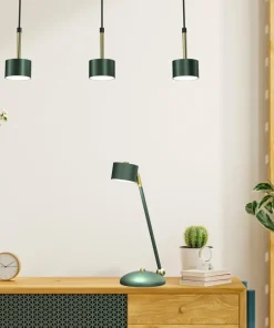 Lampa biurkowa w kolorze zieleni i złota MLP7770 z serii ARENA | Kaja Oświetleni*Sklep Kaja Hot
