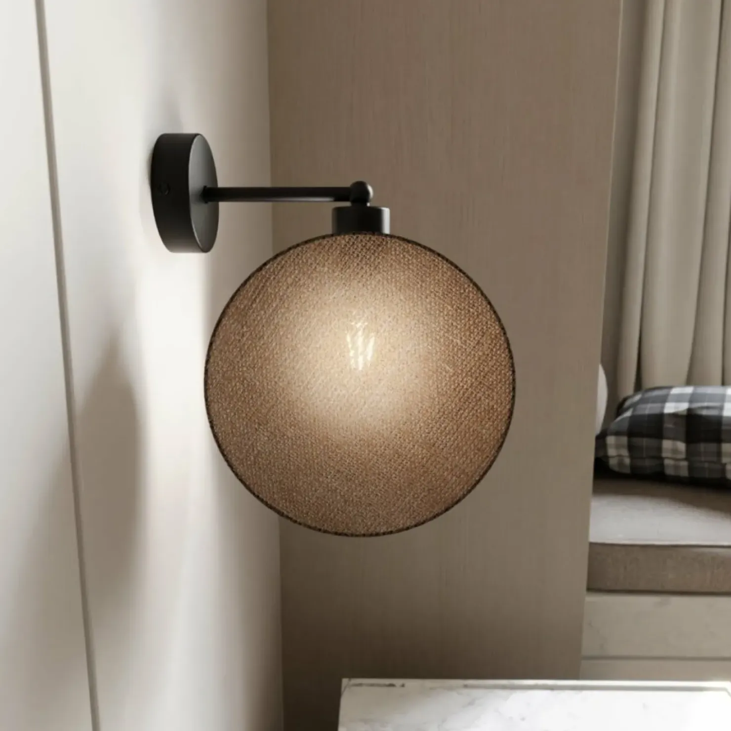 Lampa ścienna do sypialni w stylu boho 1328/K1 MOTIF | Kaja*Sklep Kaja Store