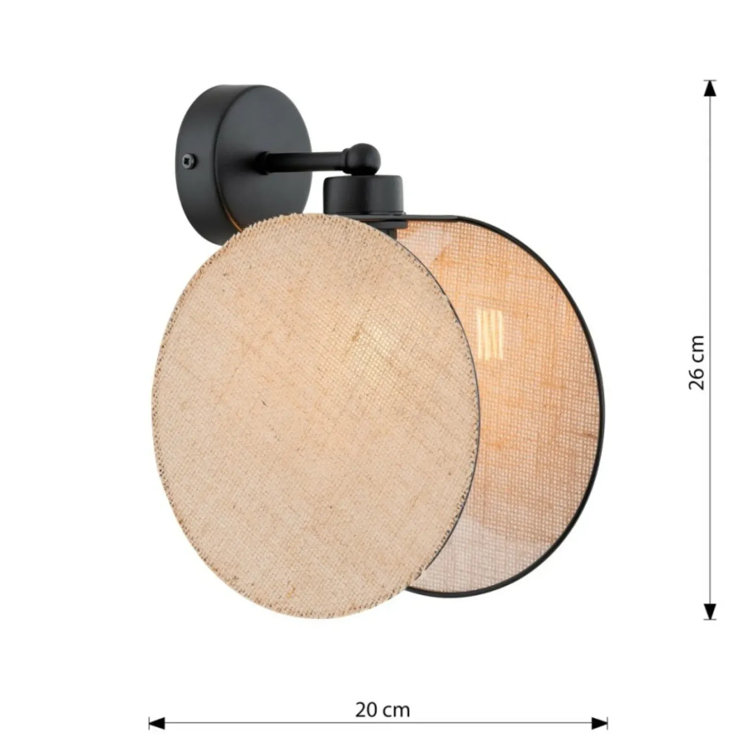 Lampa ścienna do sypialni w stylu boho 1328/K1 MOTIF | Kaja*Sklep Kaja Store