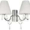 Lampa ścienna glamour z abażurami O1961 CH BIA VELIO | Kaja*Sklep Kaja Best Sale
