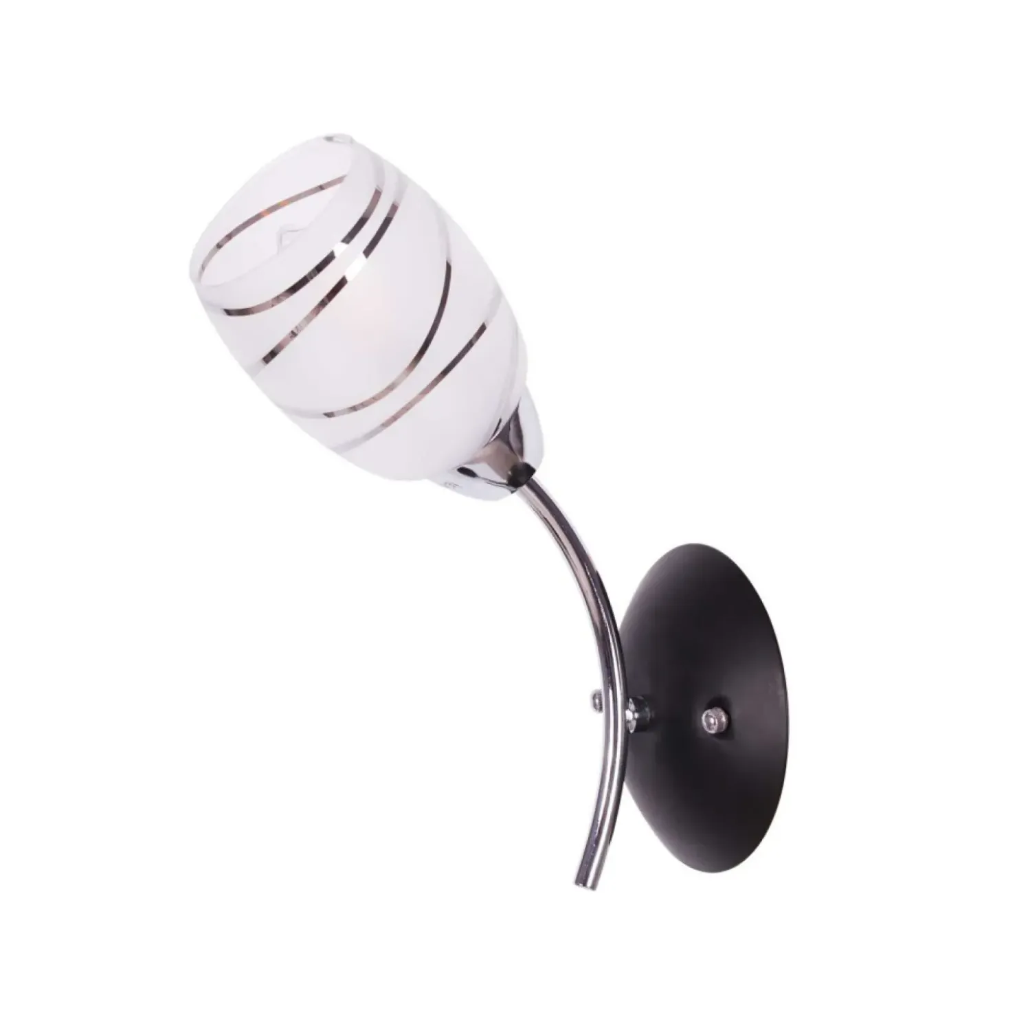 Lampa ścienna imitująca kwiat K-JSL-6093/1W CHR XENA | Kaja*Sklep Kaja Clearance