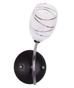 Lampa ścienna imitująca kwiat K-JSL-6093/1W CHR XENA | Kaja*Sklep Kaja Clearance