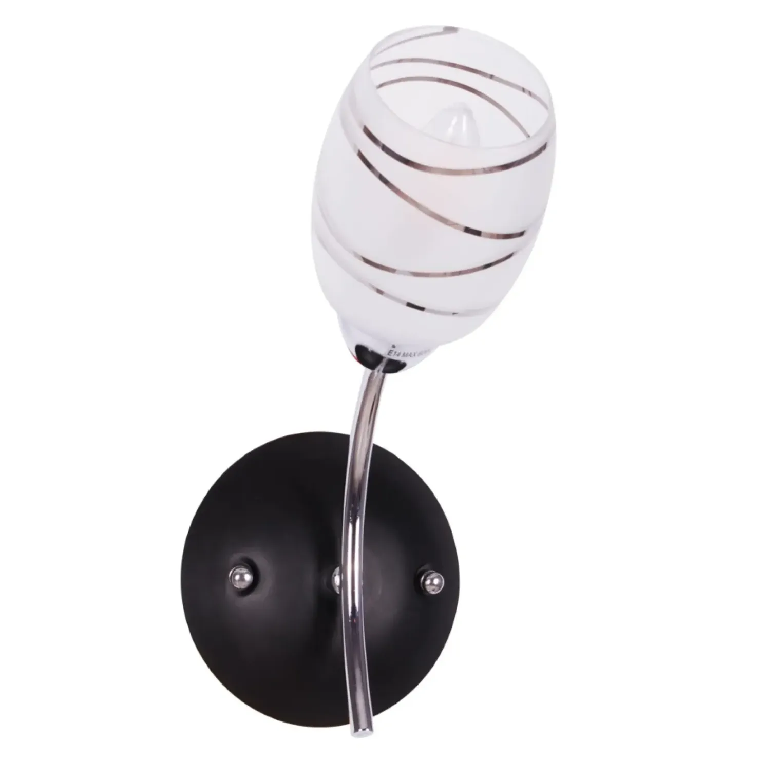 Lampa ścienna imitująca kwiat K-JSL-6093/1W CHR XENA | Kaja*Sklep Kaja Clearance