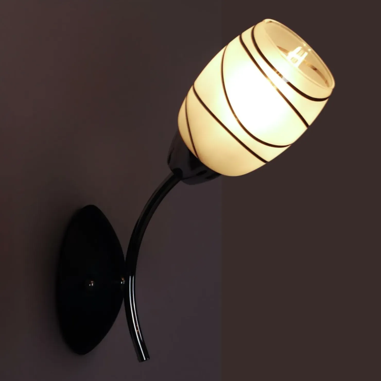 Lampa ścienna imitująca kwiat K-JSL-6093/1W CHR XENA | Kaja*Sklep Kaja Clearance