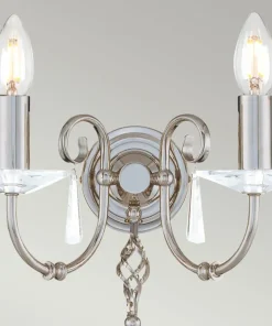 Lampa ścienna kolor polerowany nikiel AG2-POL-NICKEL z serii AEGEAN*Sklep Kaja Cheap