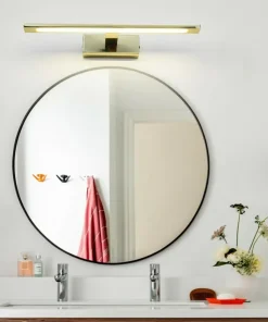 Lampa ścienna LED złota, łazienkowa GS-LWB-12W GOLD ISLA | Kaja*Sklep Kaja Shop