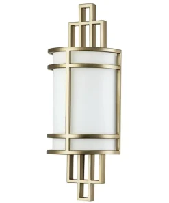 Lampa ścienna, naturalny mosiądz FE-FUSION1-PNBR z serii FUSION*Sklep Kaja Sale