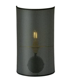 Lampa ścienna typu półplafon, czarny kinkiet 1148/K1 ASTON | Kaja*Sklep Kaja Best