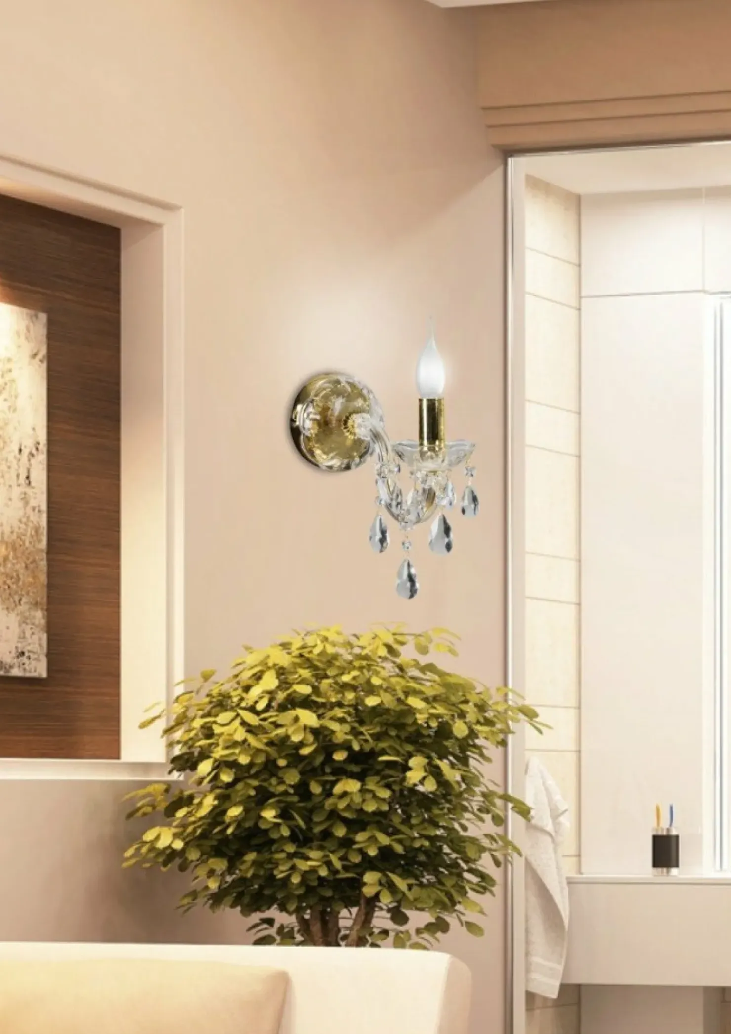 Lampa ścienna w stylu glamour 21-95742 MARIA TERESA | Kaja Oświetlenie*Sklep Kaja Best Sale